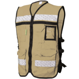 CHALECO C.  BEIGE ABIERTO T/RESCATISTA LIGERO SR-2040BGCR
