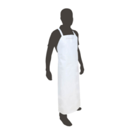 DELANTAL TPU COLOR BLANCO Ancho 90 cms, Alto 116 cms  DD-1155