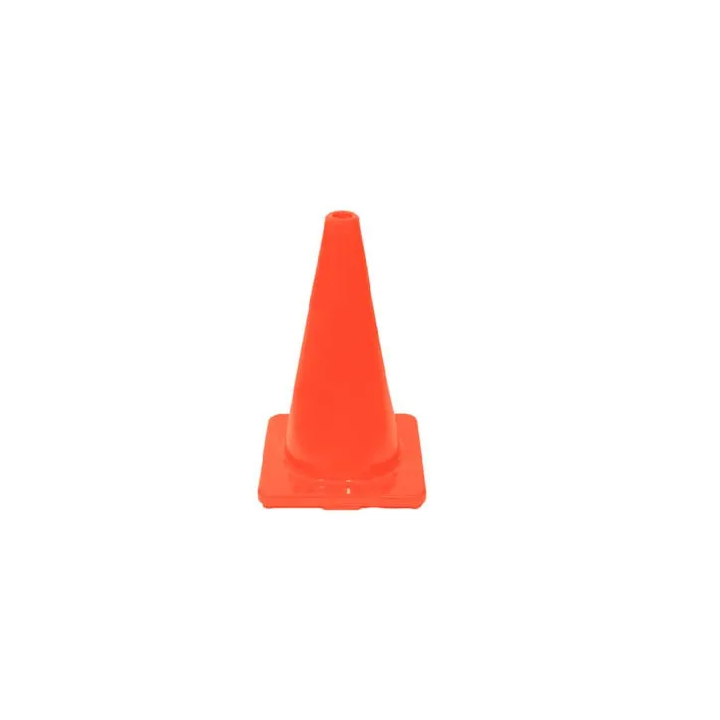 CONO DE SEGURIDAD  18" C/NARANJA  DE PVC  SR-3180