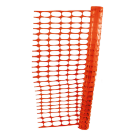 MALLA PLASTICA PARA DELIMITAR AREAS C.NARANJA DE 1.2 X 30.5m  SR-1187