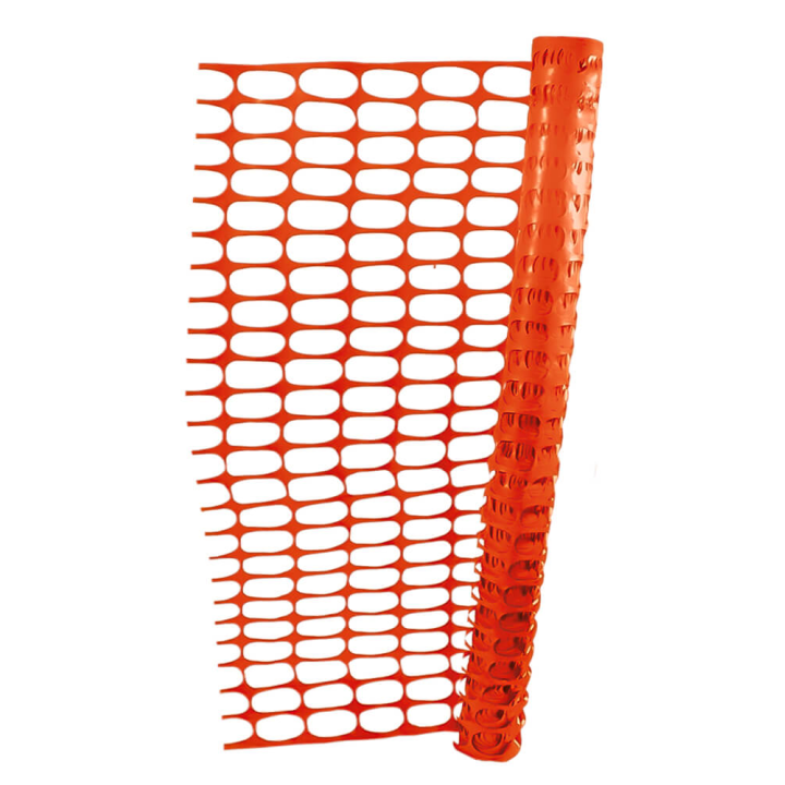 MALLA PLASTICA PARA DELIMITAR AREAS C.NARANJA DE 1.2 X 30.5m  SR-1187