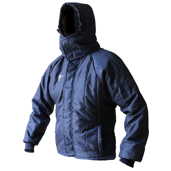 CHAQUETA CORTA P/CUARTO FRIO-50° CON GORRO TIPO PASAMONTAÑA DD-401