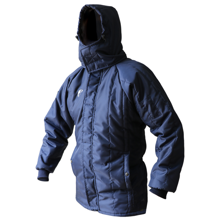 CHAQUETA ABAJO DE LA CINTURA P/CUARTO FRIO -50° CON GORRO T/PASAMONTAÑA  DD-408