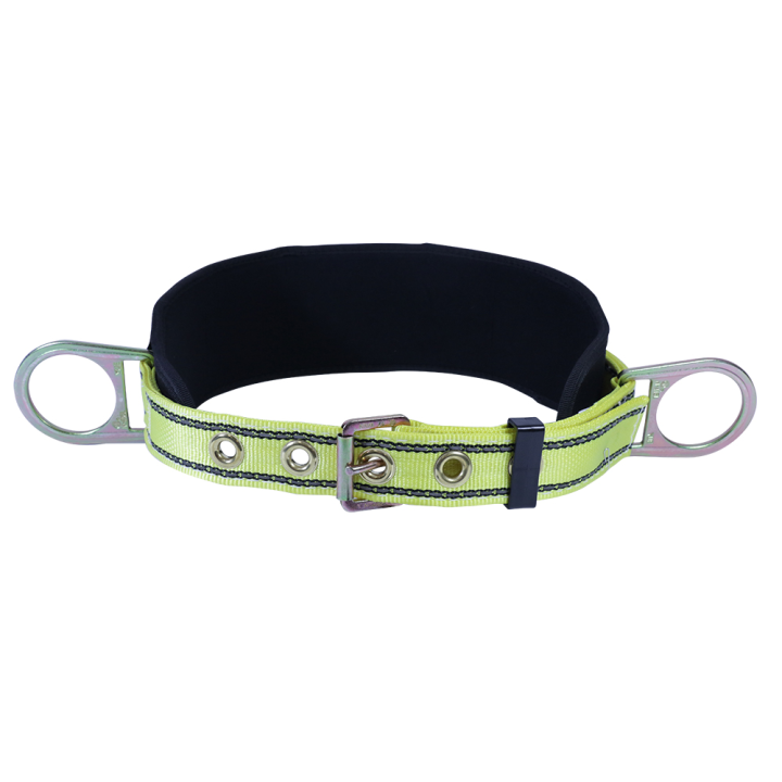 CINTURON D/SEG D/NYLON ANILLOS "D" LATERALES RESPALDO DE FOAM SS-CARCD