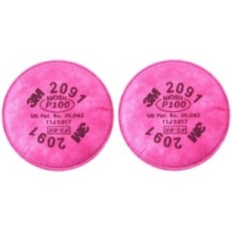 FILTRO PARA PARTICULAS DE POLVO 3M-2091(PAR)