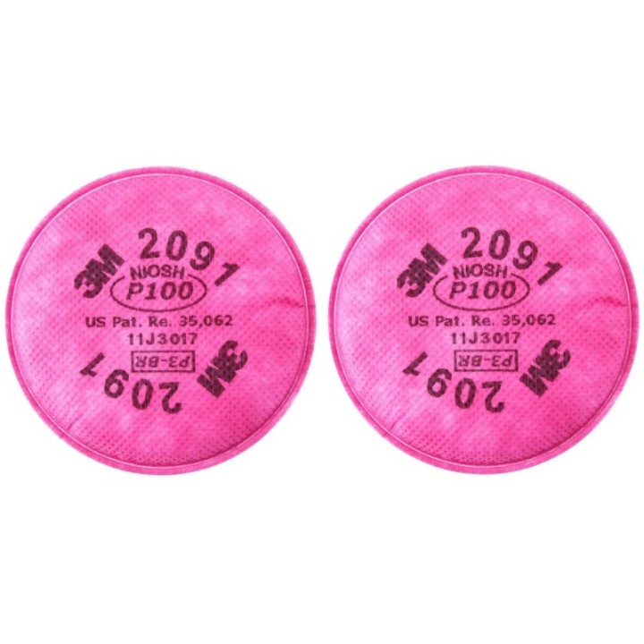 FILTRO PARA PARTICULAS DE POLVO 3M-2091(PAR)