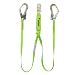 AMORTIGUADOR C/DOBLE BANDA D/POLIESTER GANCHO GRANDE 1" X 1.83 MTS. JYR-AM2C1G-183