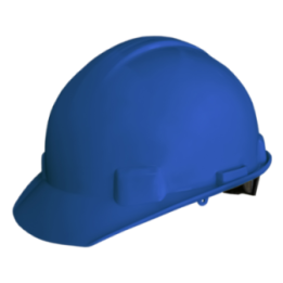 CASCO AZUL SUSPENSION TEXTIL 6 PUNTOS CON RACHET M. JYRSA