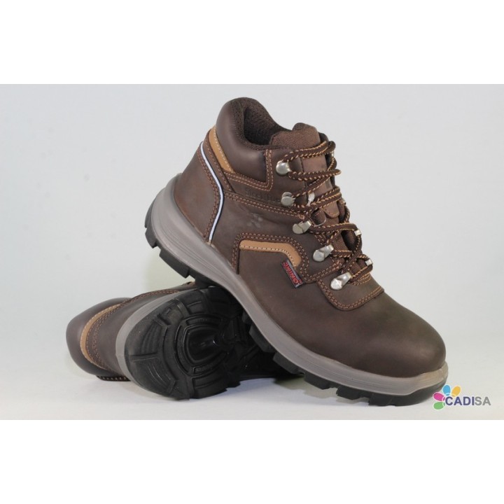 BOTA RHINO PUNTA METALICA PATRIOT COLOR CAFÉ 66020