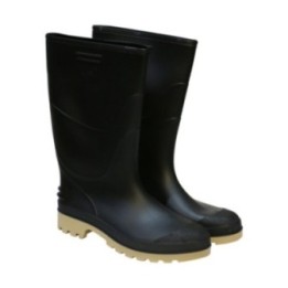 BOTA DE HULE DINOSAURIO COLOR NEGRO Y BLANCA